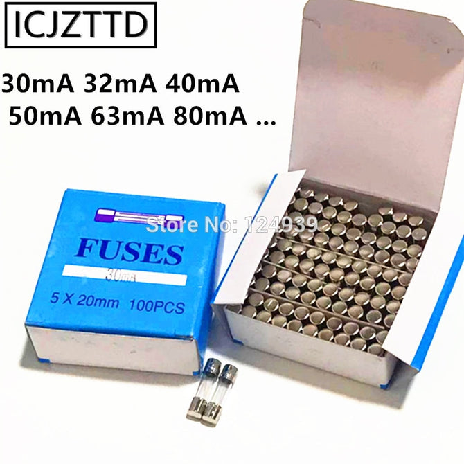 5x20 5x20mm 5mmx20mm 30mA 32mA 40mA 50mA 63mA 80mA 250V 5*20mm 0.03A 0.032A 0.05A 0.04A Fast Glass Fuse Toner Cartridges Fuse
