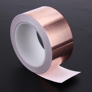 6/10/50mm Width 20M Single Side Repair Tape Adhesive Conductive Copper Foil Tape EMI Shielding Heat/Cold Resist Copper Foil Tape