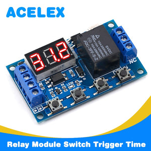 6-30V Relay Module Switch Trigger Time Delay Circuit Timer Cycle Adjustable 828 Promotion