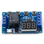 6-30V Relay Module Switch Trigger Time Delay Circuit Timer Cycle Adjustable 828 Promotion