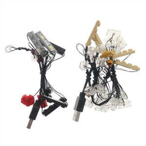 YEABRICKS DIY LED Light Lighting Kit ONLY For LEGO 71044 Station Block Car Bricks Toy wholesale bulk price