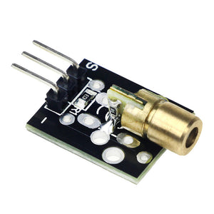 650nm Laser sensor Module 6mm 5V 5mW Red Laser Dot Diode Copper Head for Arduino