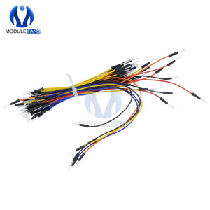 65pcs Breadboard Jumper Cables For Arduino Jump Code Wire diy Kit Set Electronic