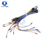 65pcs Breadboard Jumper Cables For Arduino Jump Code Wire diy Kit Set Electronic