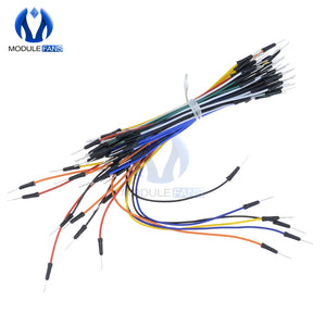 65pcs Breadboard Jumper Cables For Arduino Jump Code Wire diy Kit Set Electronic