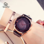 GUOU 8107 2019 Women's Watches  Diamond Ladies Watch Top Brand Luxury Watches  Fashion Montre Femme Diamond Watch