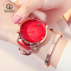 GUOU 8107 2019 Women's Watches  Diamond Ladies Watch Top Brand Luxury Watches  Fashion Montre Femme Diamond Watch