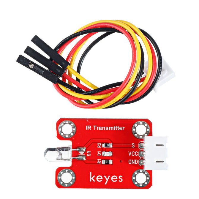Keyes Brick Infrared Emission Sensor(Pad hole) Anti-reverse Plug White Terminal Digital Signal wholesale bulk price