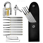 20pcs/lot X18 PCS Multifunctional Transparent Practice Lock Unlock Tool Locksmith Practice Tool Kit wholesale bulk price
