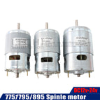 795 DC Electric spindle Motor For Drill 12 24V 80W 150W 288W Brush dc motors rs 775 lawn mower motor with two ball bearing Rated