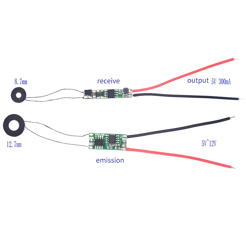 8.7mm Small Coil 200mA Wireless Charging Power Supply Module Chip IC S ...