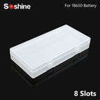 8 Kinds Waterproof/nonwaterproof Hard Plastic Battery Storage Boxes 18650 Case Holder With Hook For 1x 2x 4x 8x 18650 Batteries