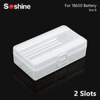 8 Kinds Waterproof/nonwaterproof Hard Plastic Battery Storage Boxes 18650 Case Holder With Hook For 1x 2x 4x 8x 18650 Batteries