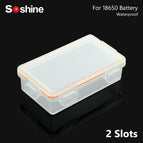 8 Kinds Waterproof/nonwaterproof Hard Plastic Battery Storage Boxes 18650 Case Holder With Hook For 1x 2x 4x 8x 18650 Batteries