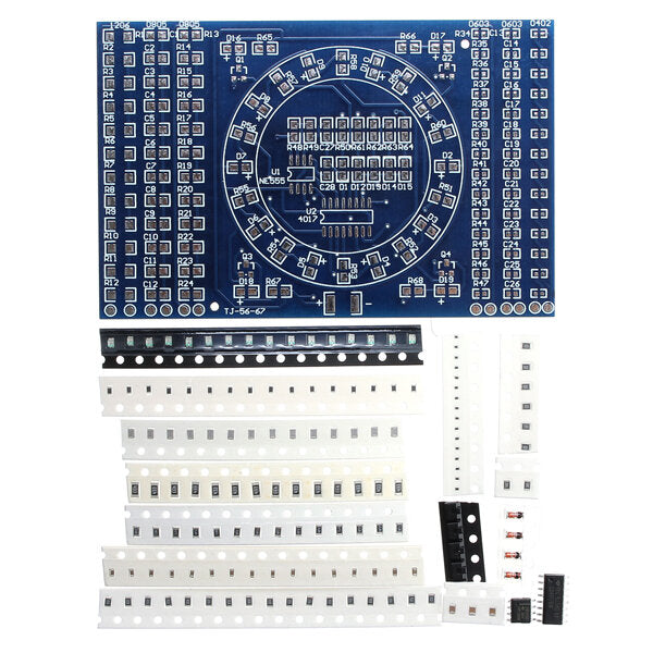DIY SMD Rotating LED SMD Components Soldering Practice Board Skill Training Kit wholesale bulk price