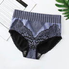Ready Stock Cotton Panties Women Underwear Ladies Lingerie Plus Size High Waist Girl Briefs Antibacterial Comfortable Breathable