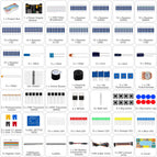 Geekcreit DIY Electronics Basic Starter Kit Breadboard Jumper Wires Resistors Buzzer for UNO R3 Mega2560 wholesale bulk price