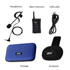 EJEAS Soccer Referee Intercoms, FBIM 1200m Wireless Full Duplex Bluetooth Interphone with FM Function
