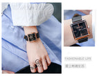New GUOU Women Watches Fashion Square Watch Women Top Luxury brand Leather Watch Clock relogio feminino reloj mujer saat