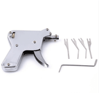 LOCKMALL S - 17606 Professional Manual Lock Pick Gun Kit  Lock Opener - Silver