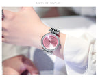 GUOU Watch Fashion Exquisite Quartz Women Watches Top Luxury Band Silver Steel Bracelet Watch Women reloj mujer relogio feminino