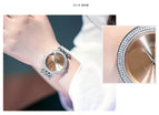 GUOU Watch Fashion Exquisite Quartz Women Watches Top Luxury Band Silver Steel Bracelet Watch Women reloj mujer relogio feminino