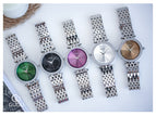 GUOU Watch Fashion Exquisite Quartz Women Watches Top Luxury Band Silver Steel Bracelet Watch Women reloj mujer relogio feminino
