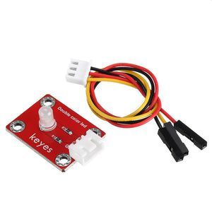 Keyes Brick Two Color LED Module (pad hole) Anti-reverse Plug White Terminal wholesale bulk price