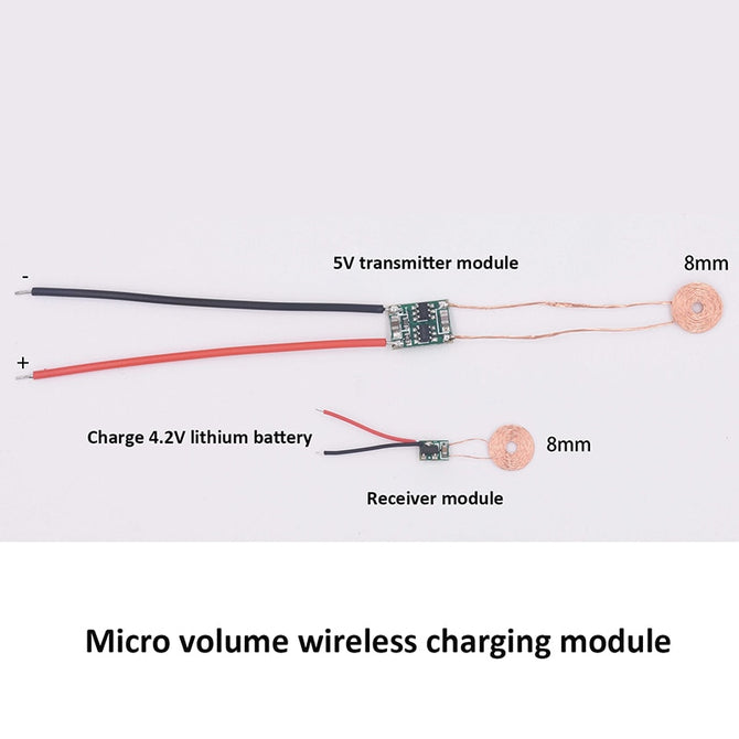 8mm Coil Micro Volume High Current Wireless Charging Module Wireless Power Supply Module