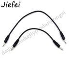 8pcs 20cm 30cm 50cm 100cm Nickel 3.5mm 1/8" Male Mini Plug To Male Monaural Mono Audio Extension Cable