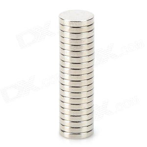 10mm x 2mm Super Strong Round Magnets - Silver (20PCS) wholesale bulk price