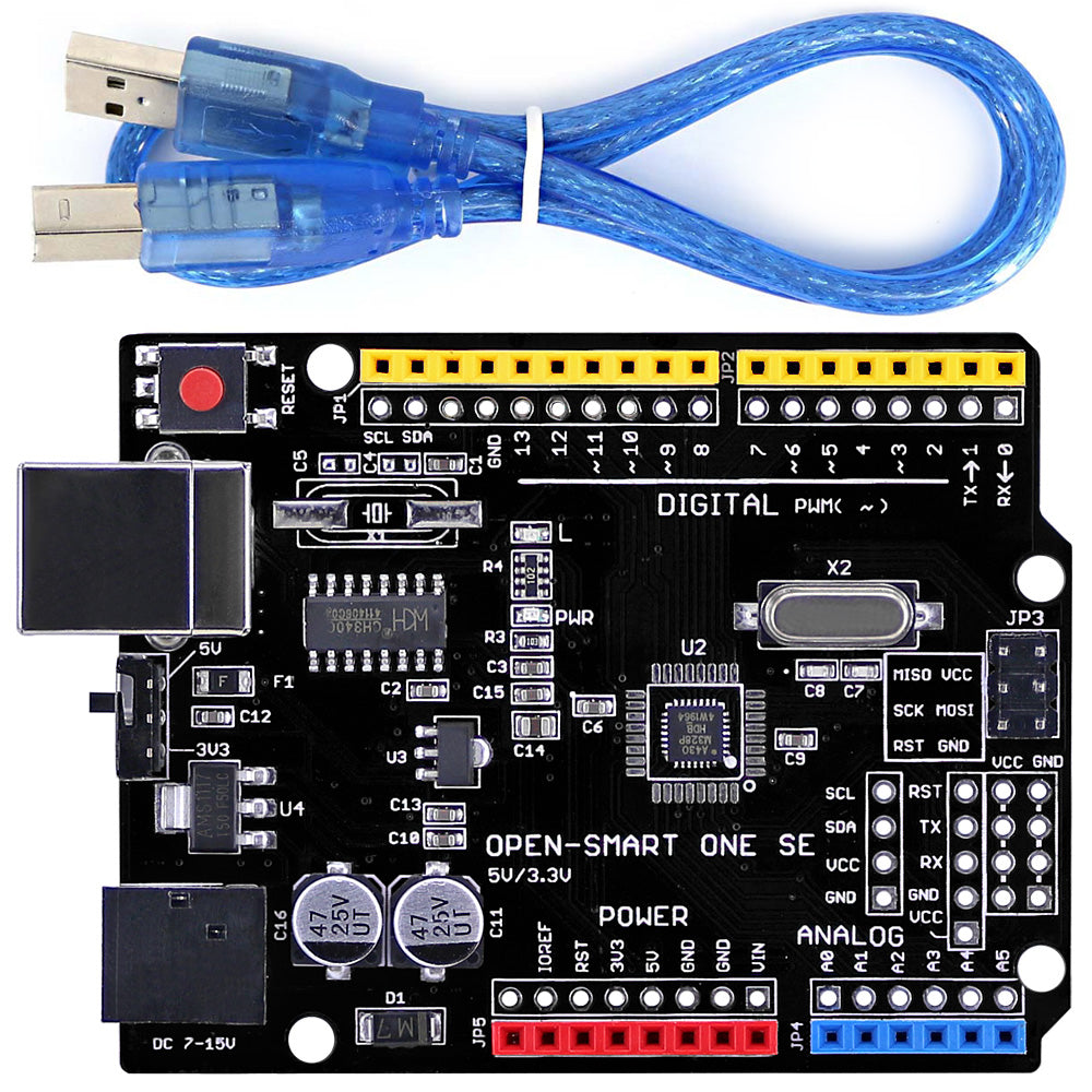 5V / 3.3V OPEN-SMART R3 Board (CH340) ATMEGA328P Chip Development Boa ...