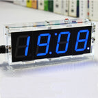 Geekcreit DIY 4 Digit LED Electronic Clock Kit Temperature Light Control Version wholesale bulk price