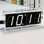 Geekcreit DIY 4 Digit LED Electronic Clock Kit Temperature Light Control Version wholesale bulk price