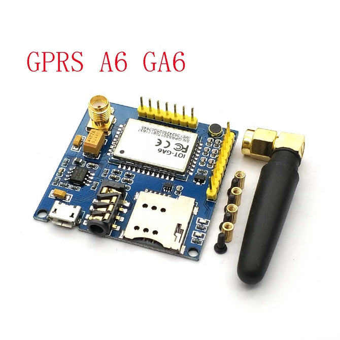 A6 GPRS Pro Serial GPRS GSM Module Core DIY Developemnt Board Replace SIM900 NEW