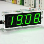 Geekcreit DIY 4 Digit LED Electronic Clock Kit Temperature Light Control Version wholesale bulk price