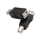 AF/AF USB 2.0 Type A Female To Type B Male Printer Scanner Adapter Converter Connector Nickle-Plated Adapter Electronics New
