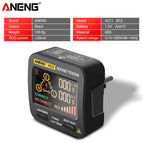 ANENG AC11 Digital Smart Socket Tester Voltage Test Socket Detector US/UK/EU/AU Plug Ground Zero Line Phase Check Rcd NCV test