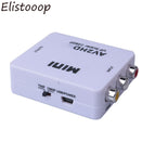 AV/RCA CVBS to HDMI-compatible 1080P Video Converter MINI AV2HD Adapter Converter Box For HDTV Projector Set top box DVD wholesale bulk price