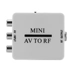AV To RF Video Converter Durable Practical Multi-functional Classic HD Video Adapter Support RF 67.25/61.25MHz Amplifier