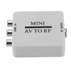 AV To RF Video Converter Durable Practical Multi-functional Classic HD Video Adapter Support RF 67.25/61.25MHz Amplifier