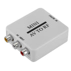AV To RF Video Converter Durable Practical Multi-functional Classic HD Video Adapter Support RF 67.25/61.25MHz Amplifier