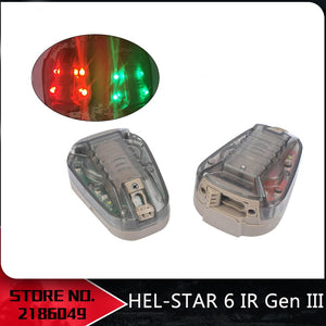 Airsoft Safety Flash   NEW HEL-STAR 6 IR Gen III Helmet Hel Light Tactical Hunting Survival Helmet Light Tactical