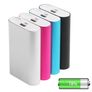 Aluminum 5V 2A Power Bank Case Kit 3X 18650 Battery Charger Box for Cell Phone M5TB