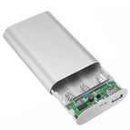 Aluminum 5V 2A Power Bank Case Kit 3X 18650 Battery Charger Box for Cell Phone M5TB