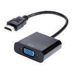 Antoksky HDMI to VGA Adapter Male To Famale Converter Adapter 1080P Digital to Analog Video Audio For PC Laptop Tablet