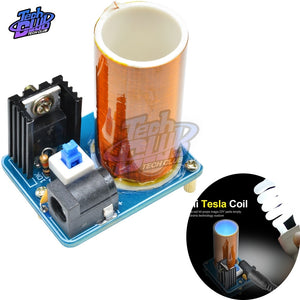 BD243 Mini Tesla Coil Kit Magic Props DIY Parts Empty Lights Technology DIY Kit Electronics BD243C