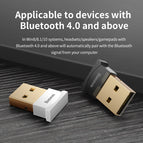 Baseus USB Bluetooth Dongle Adapter 4.0 for Tablets PC Mouse Keyboards Gamepads Printers Bluetooth Earphone Receiver Transmitter