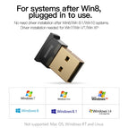 Baseus USB Bluetooth Dongle Adapter 4.0 for Tablets PC Mouse Keyboards Gamepads Printers Bluetooth Earphone Receiver Transmitter