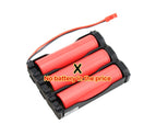 Battery Charging Discharging Control Holder Case for Li-ion 18650 battery 3S1P PCM inside output:9-12.6V